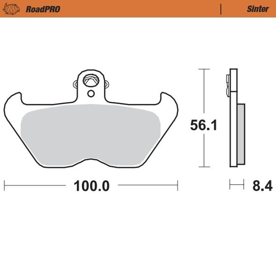 R 850 GS (1998 - 2000) roadpro sinder brake pad front | MOTO-MASTER