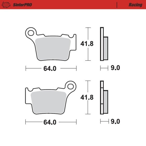 G 450 X (2008 - 2011) sintered metal racing brake pads | MOTO-MASTER