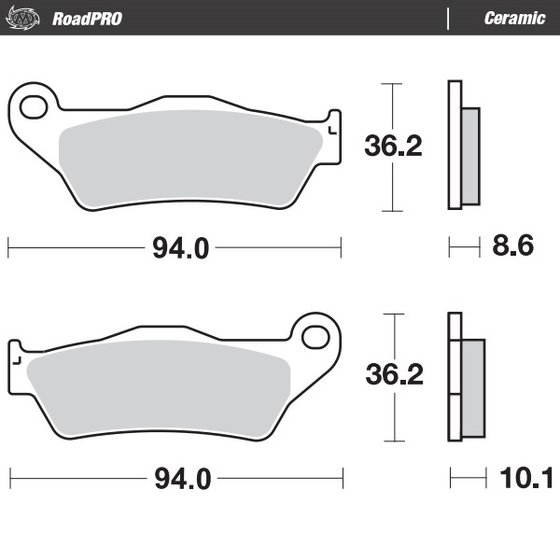 R 1100 S (1998 - 2005) ceramic brake pad | MOTO-MASTER