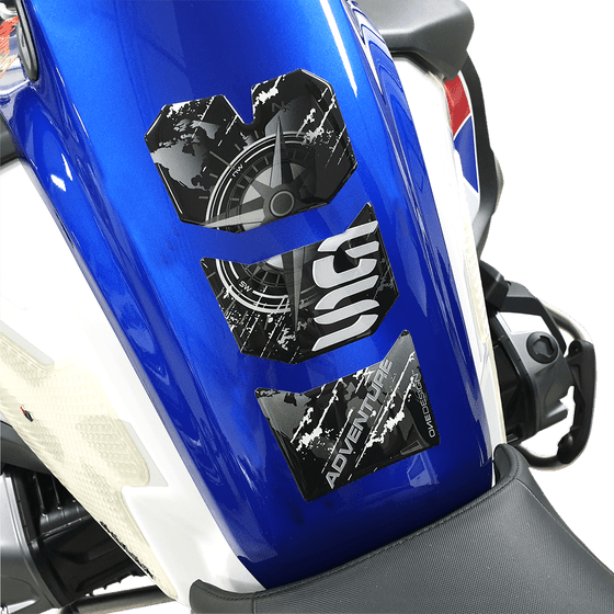 R 1250 GS ADVENTURE (2019 - 2022) white tank pad | ONEDESIGN