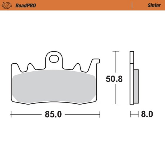 R 1250 R (2019 - 2022) sintered front brake pad | MOTO-MASTER