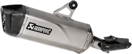 R 1250 GS ADVENTURE (2019 - 2022) titanium slip-on line muffler for bmw r1250gs | AKRAPOVIC