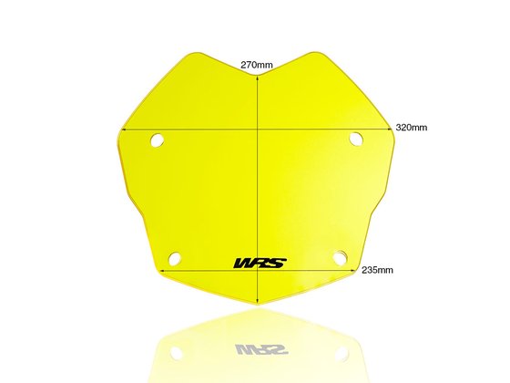 R 1250 GS (2019 - 2022) yellow rallye windscreen for bmw r1250gs | WRS