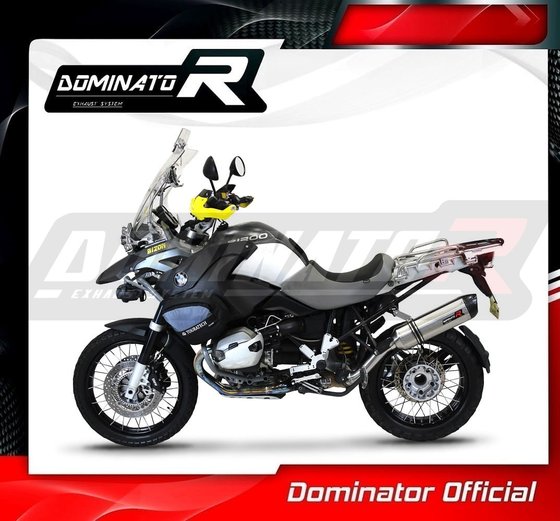 R 1200 GS ADVENTURE (2010 - 2012) homologated exhaust silencer hp1 | Dominator