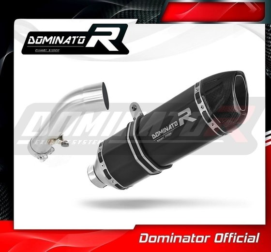 R 1200 RT (2004 - 2009) exhaust silencer muffler hp1 black | Dominator