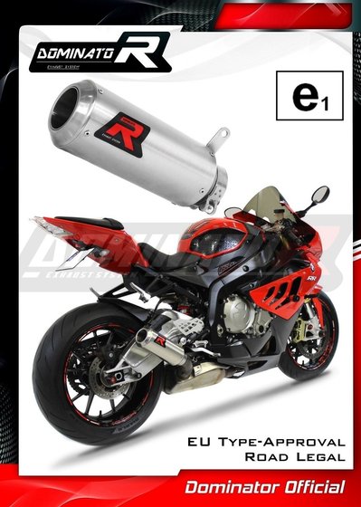 S 1000 RR (2009 - 2011) homologated exhaust silencer gp | Dominator