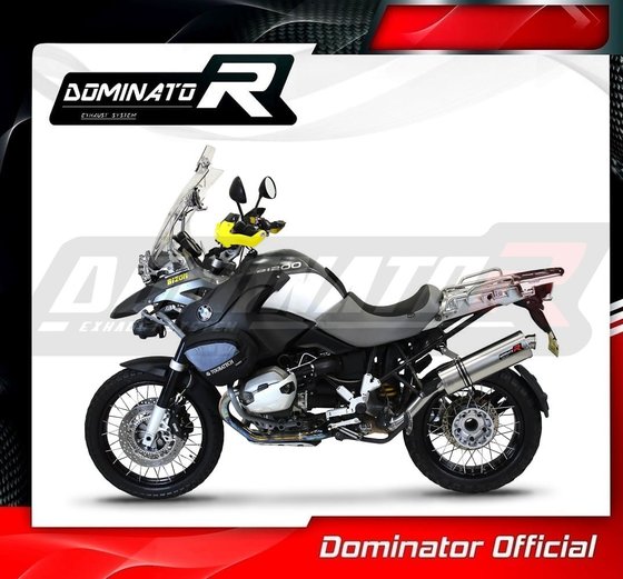 R 1200 GS ADVENTURE (2010 - 2012) homologated exhaust silencer oval | Dominator