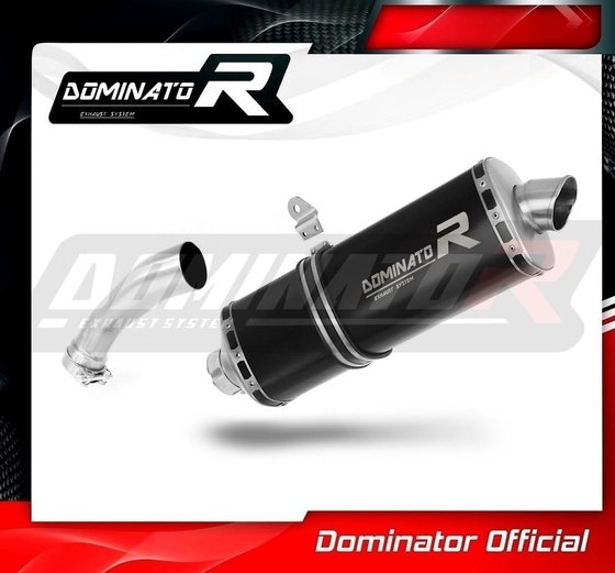 R 1200 GS ADVENTURE (2008 - 2009) exhaust silencer muffler p7 black | Dominator