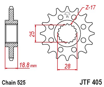 F 800 R (2009 - 2020) steel front sprocket | JT Sprockets