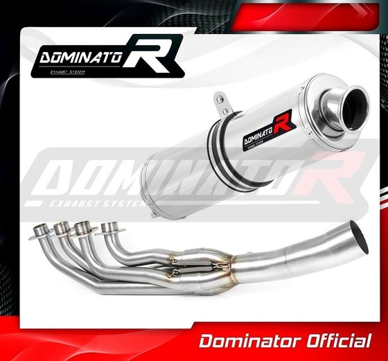 K 1200 RS (1997 - 2000) exhaust full system manifold silencer round | Dominator