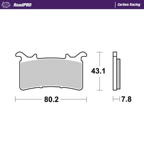 M 1000 RR (2021 - 2023) street bike roadpro brake pads carbon racing with nrs technology designed for track use only | MOTO-MASTER