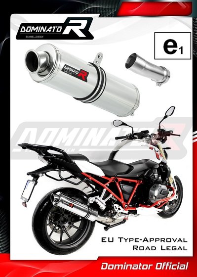 R 1200 R (2015 - 2018) homologated exhaust silencer round | Dominator