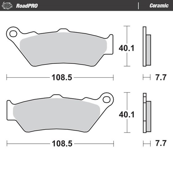 R 1200 R (2011 - 2019) ceramic brake pad | MOTO-MASTER