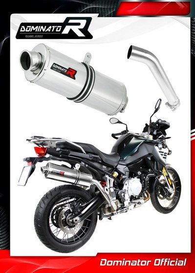 F 850 GS (2018 - 2020) exhaust silencer muffler ov | Dominator