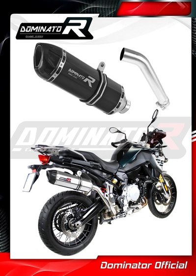 F 850 GS (2021 - 2022) exhaust silencer muffler hp1 black | Dominator