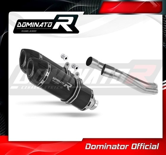 K 1600 GT (2011 - 2020) exhaust silencer muffler hp1 black | Dominator