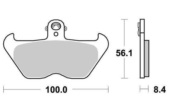 R 1150 GS (2000 - 2001) brakepads sintered | SBS