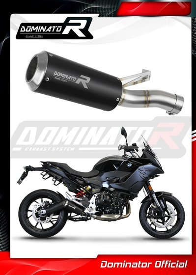 F 900 R (2020 - 2022) exhaust silencer muffler gp black | Dominator