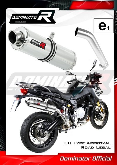 F 850 GS (2018 - 2020) homologated exhaust silencer round | Dominator