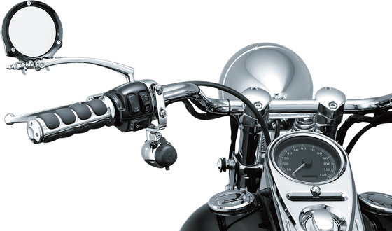 F 850 GS (2019 - 2020) chrome electrical power point perch mount | KURYAKYN