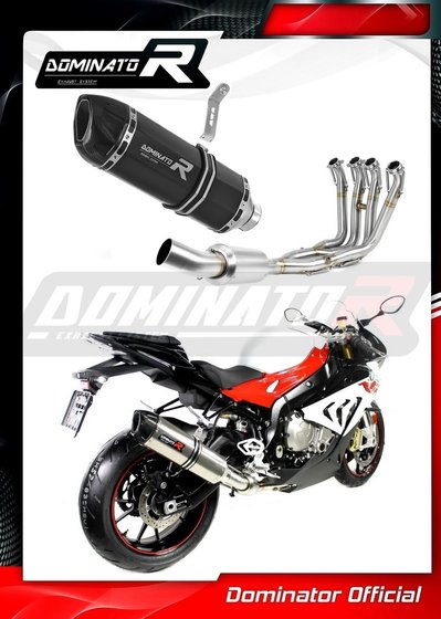 S 1000 RR (2017 - 2018) full exhaust system silencer hp1 black | Dominator