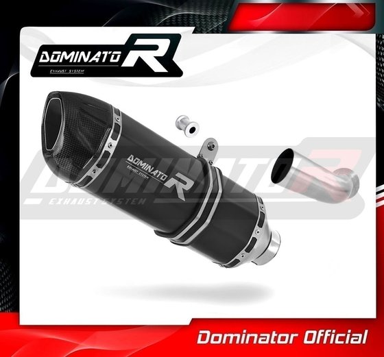 K 1200 R (2005 - 2009) exhaust silencer hp1 black | Dominator