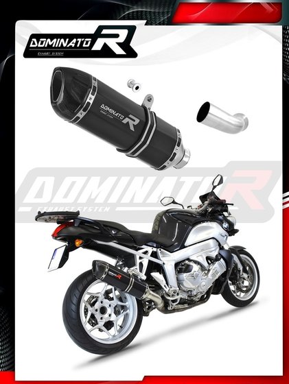 K 1200 R (2005 - 2009) exhaust silencer hp1 black | Dominator