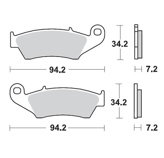 G 450 X (2008 - 2011) racing brake pads | MOTO-MASTER