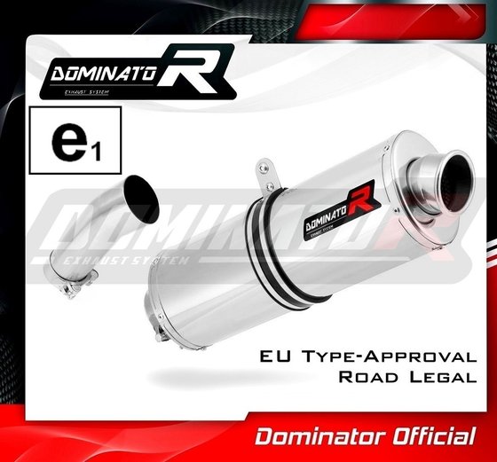 F 700 GS (2012 - 2017) homologated exhaust silencer oval | Dominator