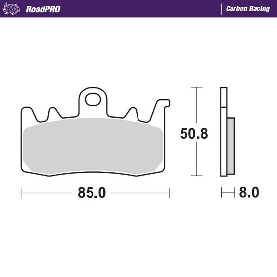 F 800 R (2019 - 2020) carbon racing brake pads | MOTO-MASTER