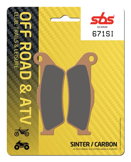 G 450 X (2008 - 2010) brakepads sintered offroad | SBS