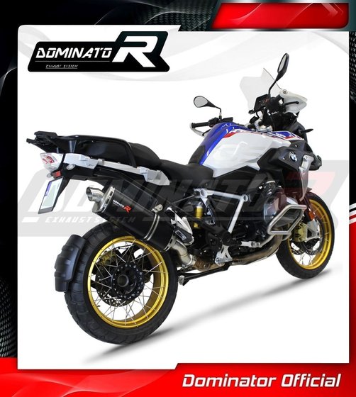 R 1250 GS ADVENTURE (2018 - 2022) exhaust silencer muffler p7 black | Dominator