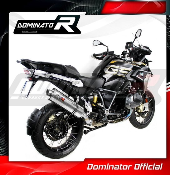 R 1250 GS ADVENTURE (2018 - 2020) homologated exhaust silencer oval | Dominator