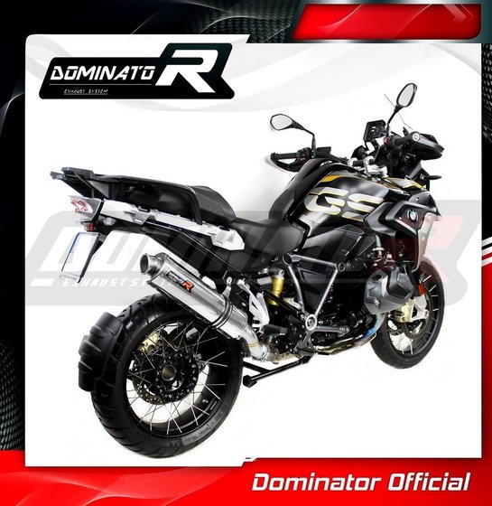 R 1250 GS ADVENTURE (2018 - 2020) homologated exhaust silencer round | Dominator