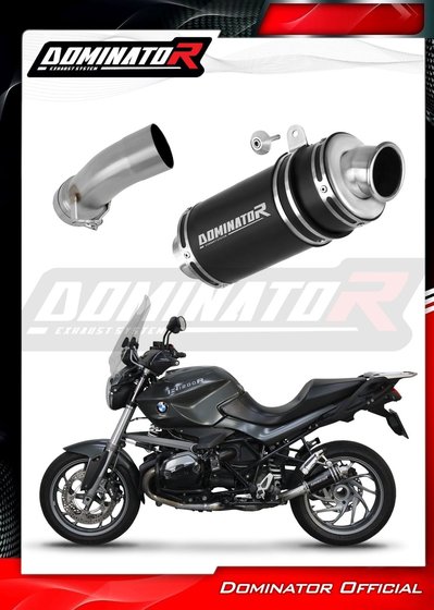 R 1200 R (2010 - 2014) exhaust silencer muffler gp1 black | Dominator