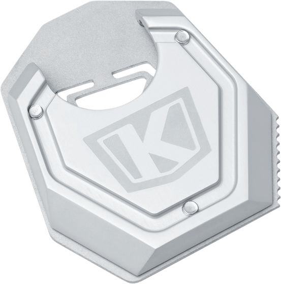 R 1200 GS (2012 - 2019) silver kickstand pad for bmw r | KURYAKYN