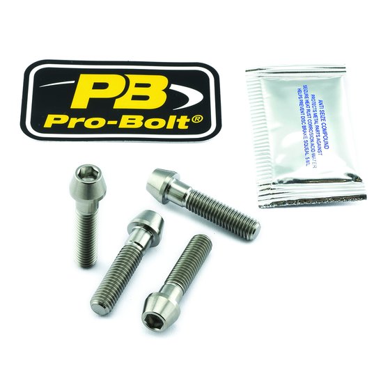 S 1000 RR (2010 - 2022) titanium front axle pinch bolt kit | PRO BOLT