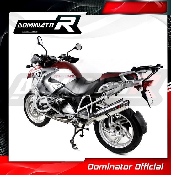 R 1200 GS ADVENTURE (2004 - 2007) homologated exhaust silencer oval | Dominator