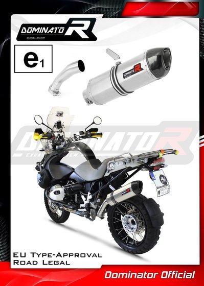 R 1200 GS ADVENTURE (2010 - 2012) homologated exhaust silencer hp1 | Dominator