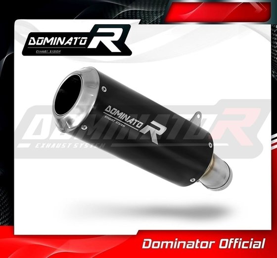 M 1000 RR (2021 - 2022) exhaust silencer gp black | Dominator