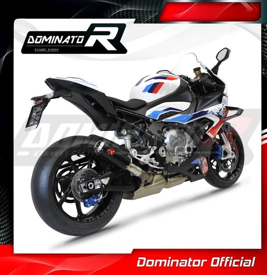 M 1000 RR (2021 - 2022) exhaust silencer gp black | Dominator