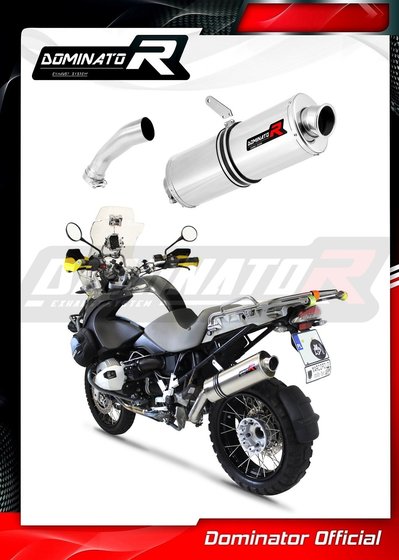 R 1200 GS ADVENTURE (2010 - 2012) exhaust silencer muffler st | Dominator