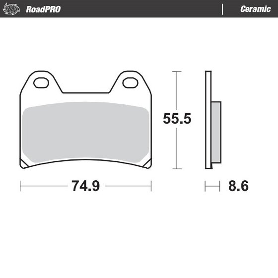 F 800 ST (2006 - 2012) ceramic brake pad | MOTO-MASTER