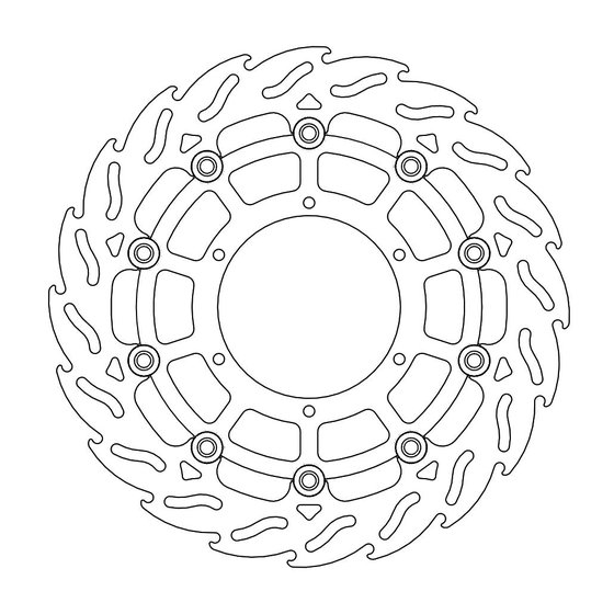 F 800 GS (2007 - 2018) moto-master flame brakedisc front left bmw: g650gs, f800gs | MOTO-MASTER