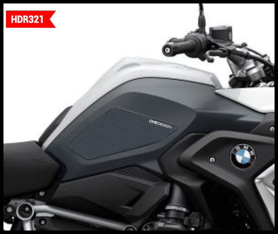 R 1250 GS (2019 - 2022) tank grip for r1250gs in black | ONEDESIGN