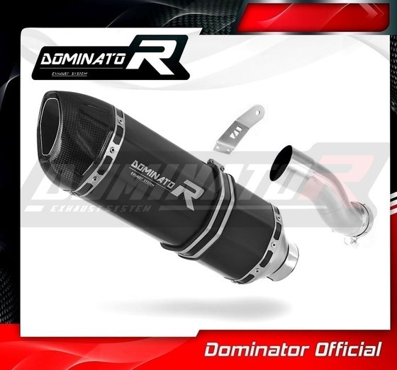 R 1200 GS ADVENTURE (2013 - 2018) eu approved exhaust silencer hp1 black | Dominator