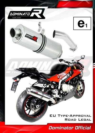 S 1000 RR (2015 - 2016) homologated exhaust silencer oval | Dominator