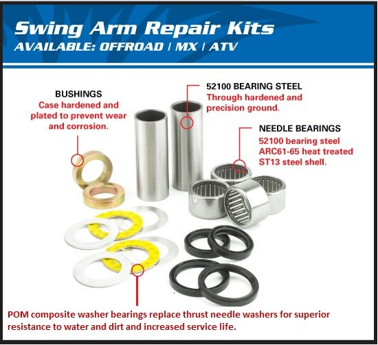 R 100 (1976 - 1981) swing arm bearing kit | All Balls