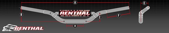 F 800 GS ADVENTURE (2017 - 2019) renthal fatbar 604 rc or handlebar | RENTHAL