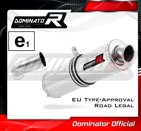 F 800 S (2006 - 2012) homologated exhaust silencer round | Dominator